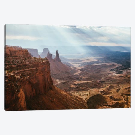 Sunlight Over Valley, Canyonlands, Utah Canvas Print #TEO1893} by Matteo Colombo Canvas Wall Art