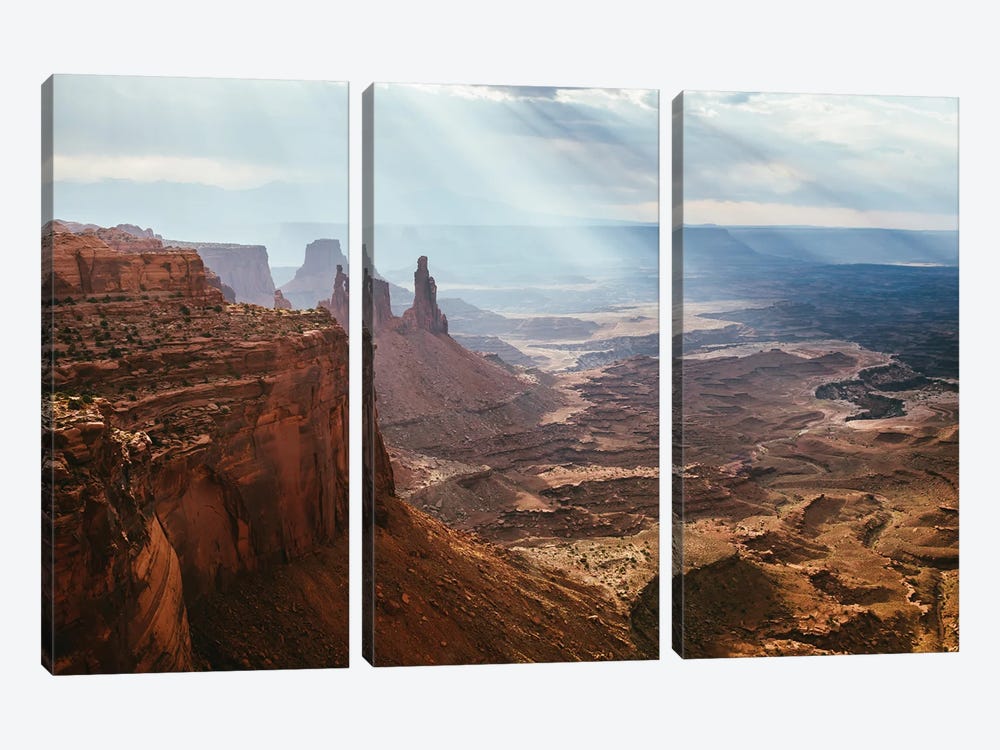 Sunlight Over Valley, Canyonlands, Utah by Matteo Colombo 3-piece Canvas Art