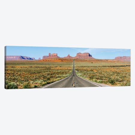 US Route 163 Highway, Monument Valley, Arizona Canvas Print #TEO1897} by Matteo Colombo Canvas Art Print
