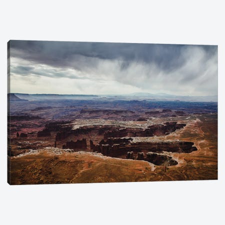 Dramatic Weather Over Canyonlands National Park, Utah Canvas Print #TEO1898} by Matteo Colombo Canvas Artwork