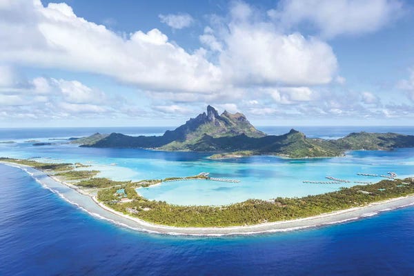 Islands: Bora Bora Island, French Polynesia by Matteo Colombo