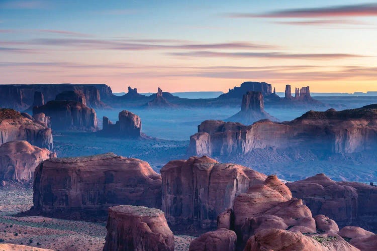 First Light Over Monument Valley, Arizona