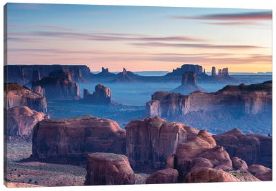 First Light Over Monument Valley, Arizona Canvas Art Print