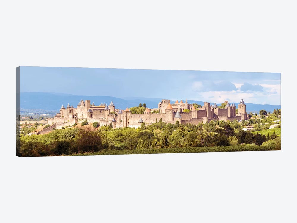Carcassonne Panoramic, France by Matteo Colombo 1-piece Canvas Print