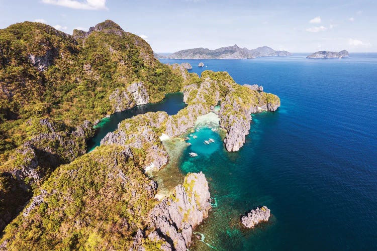 Tropical Island With Lagoons, El Nido, Philippines by Matteo Colombo wall art