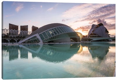 City Of Arts And Sciences, Valencia, Spain Canvas Art Print - Dome Art