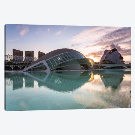 City Of Arts And Sciences, Valencia, Spain Canvas Print #TEO193} by Matteo Colombo Canvas Artwork
