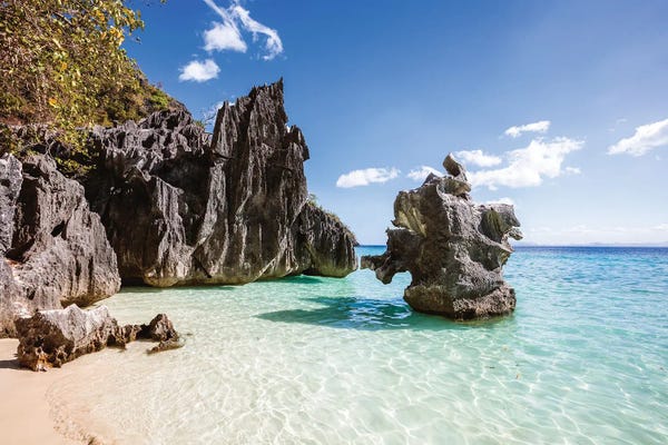 Philippines: Sandy Beach, Coron, Palawan, Philippines by Matteo Colombo