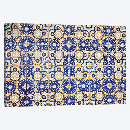 Moroccan Tiles, Morocco Canvas Print #TEO1955} by Matteo Colombo Canvas Wall Art