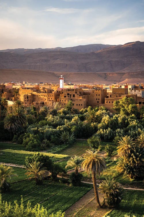 Sunset Over The Kasbah, Tinghir, Morocco