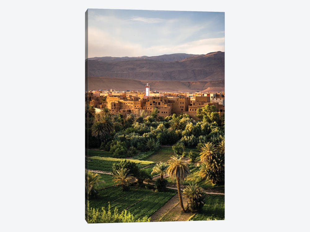 Sunset Over The Kasbah, Tinghir, Morocco by Matteo Colombo 1-piece Canvas Art Print