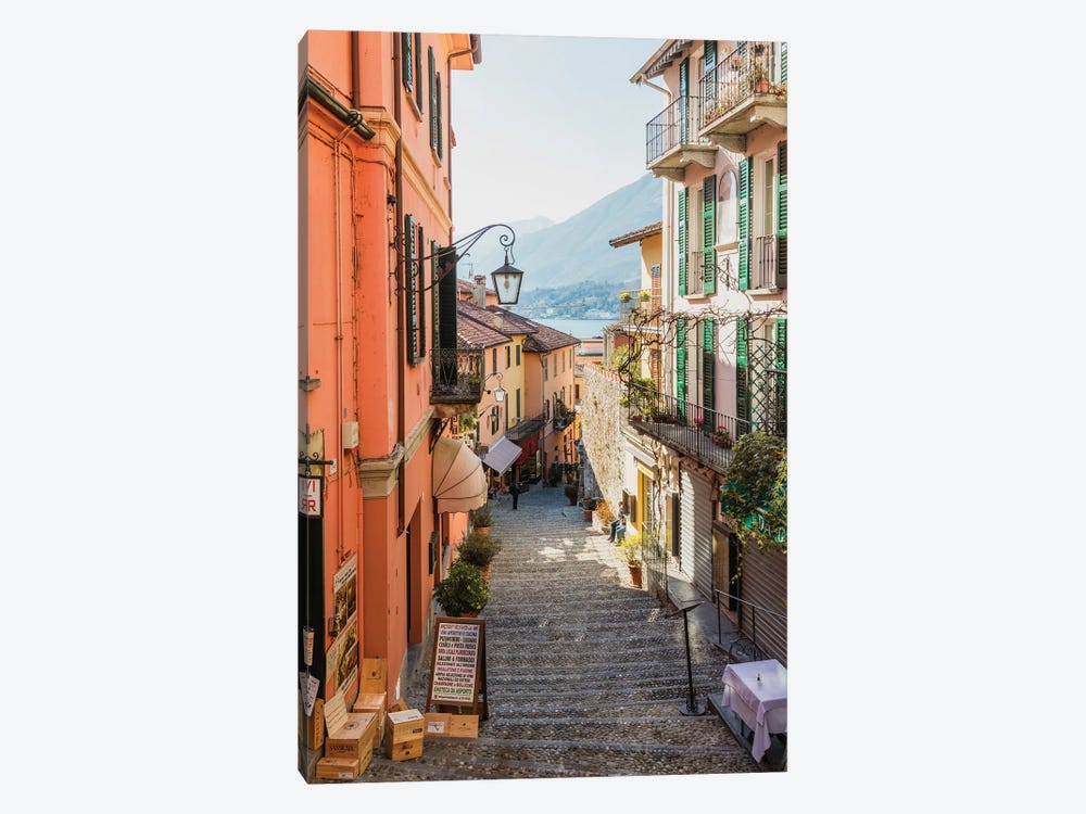 In The Streets Of Bellagio, Lake Como, Italy by Matteo Colombo 1-piece Canvas Print