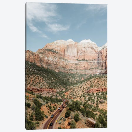 The Road To Zion National Park Canvas Print #TEO1979} by Matteo Colombo Canvas Print