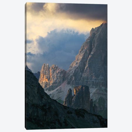 Dramatic Light Over Dolomite Peaks Canvas Print #TEO197} by Matteo Colombo Art Print
