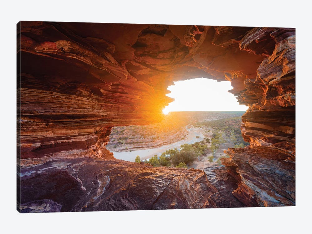 Nature's Window, Kalbarri, Australia by Matteo Colombo 1-piece Canvas Art