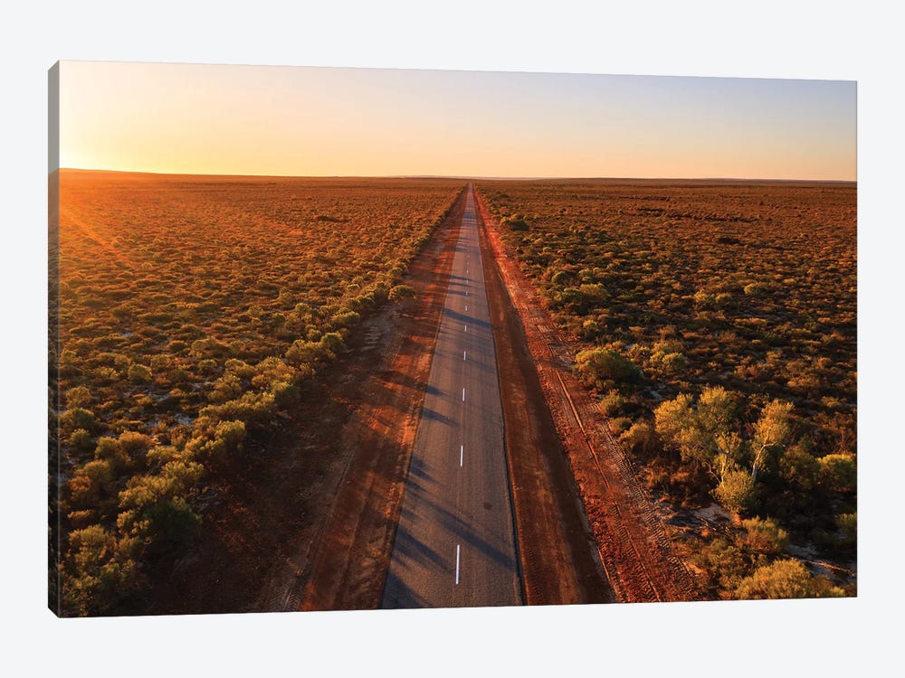 Highway In The Outback, Western Australia by Matteo Colombo 1-piece Canvas Art Print