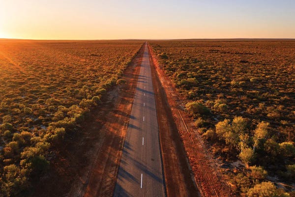 Australia: Highway In The Outback, Western Australia by Matteo Colombo