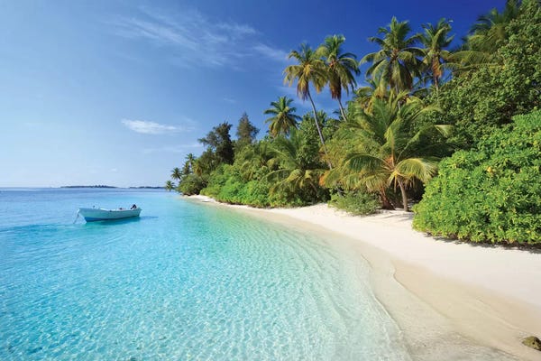 Large Photography - Canvas Prints: Dream Island, Maldives by Matteo Colombo