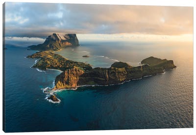 Lord Howe Island Sunset, Australia Canvas Art Print - Island Art