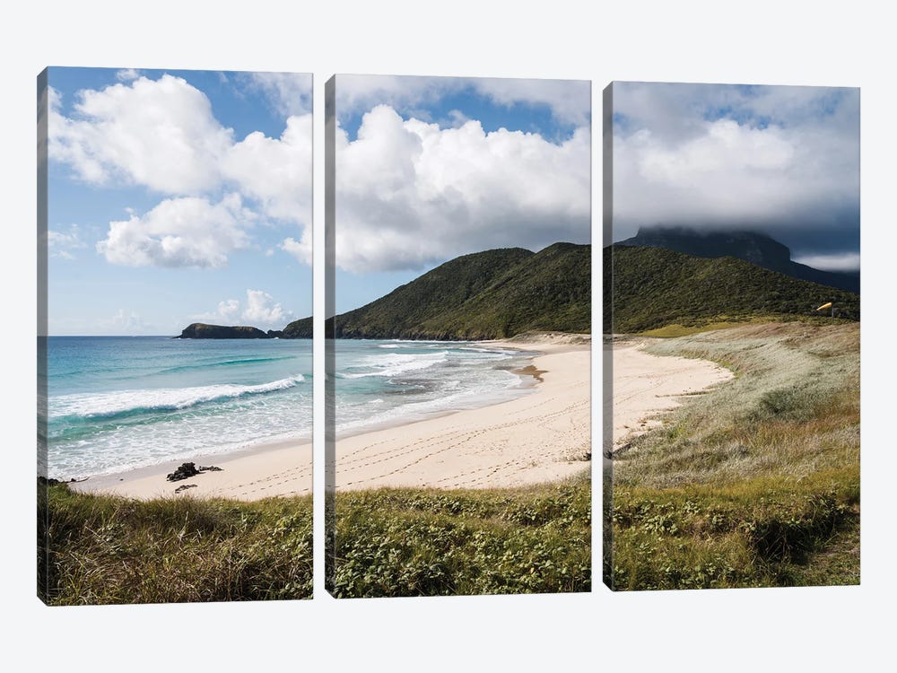 Remote Beach, Lord Howe Island by Matteo Colombo 3-piece Canvas Art