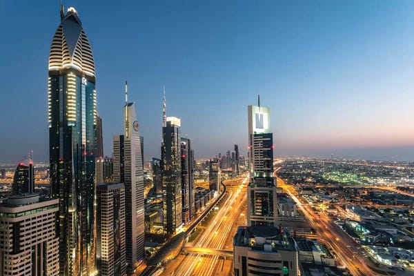 United Arab Emirates: Dubai Skyline, United Arab Emirates by Matteo Colombo