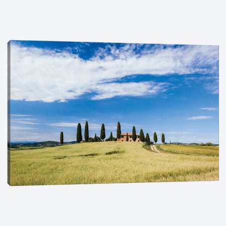 Beautiful Tuscan House, Val d'Orcia, Tuscany, Italy Canvas Print #TEO19} by Matteo Colombo Canvas Print