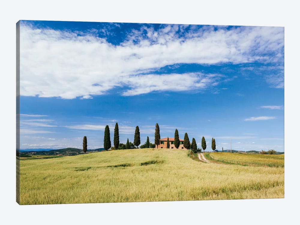 Beautiful Tuscan House, Val d'Orcia, Tuscany, Italy by Matteo Colombo 1-piece Canvas Artwork