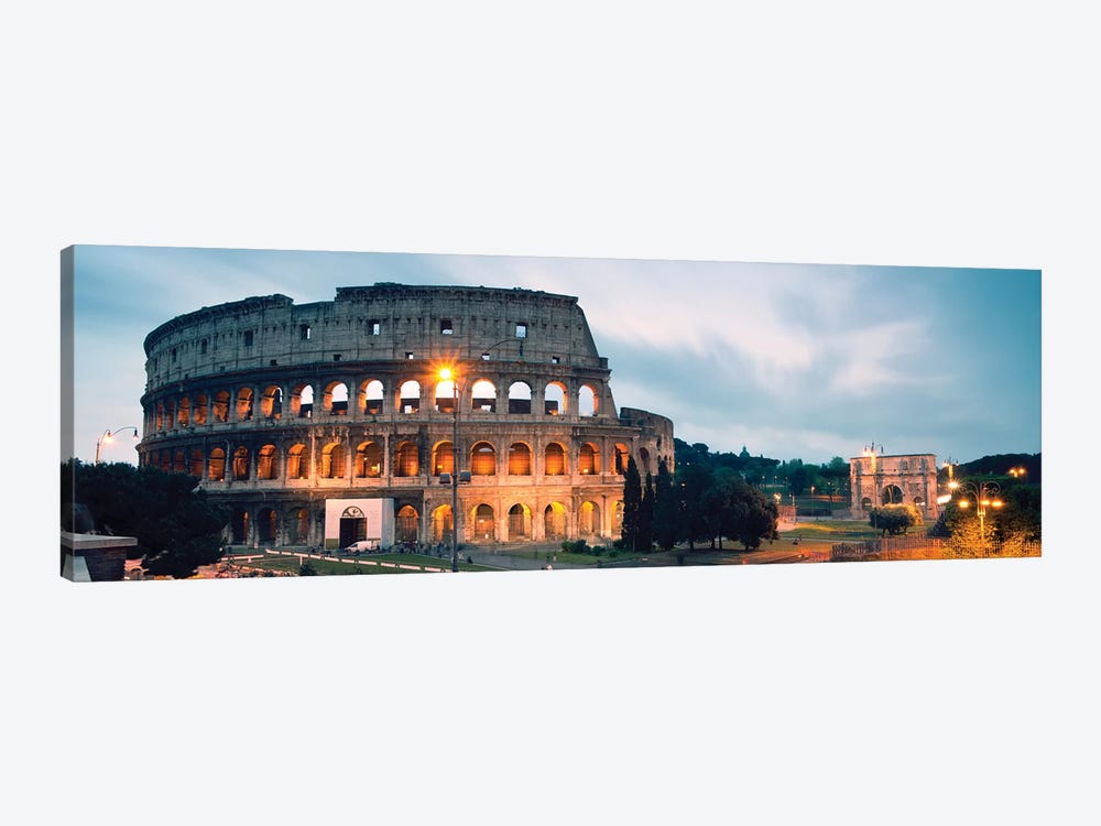 Dusk At The Colosseum by Matteo Colombo 1-piece Canvas Print