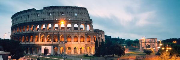 Ancient Ruins: Dusk At The Colosseum by Matteo Colombo