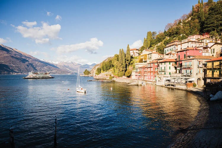 Varenna Colorful Town On Lake Como, Italy