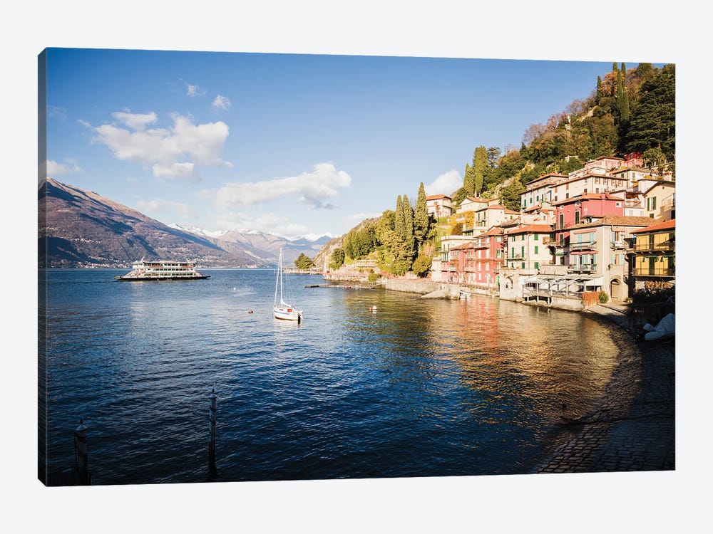 Varenna Colorful Town On Lake Como, Italy by Matteo Colombo 1-piece Art Print