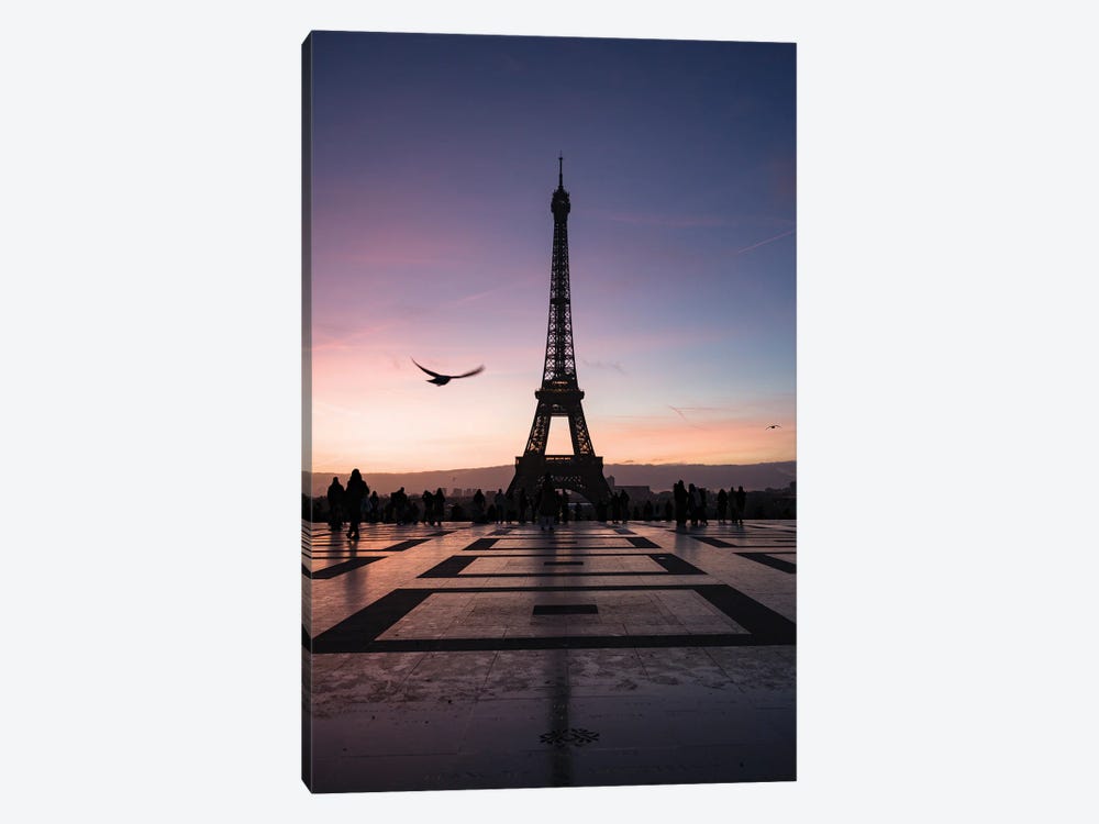 Eiffel Tower At Dawn, Trocadero, Paris, France II by Matteo Colombo 1-piece Canvas Artwork