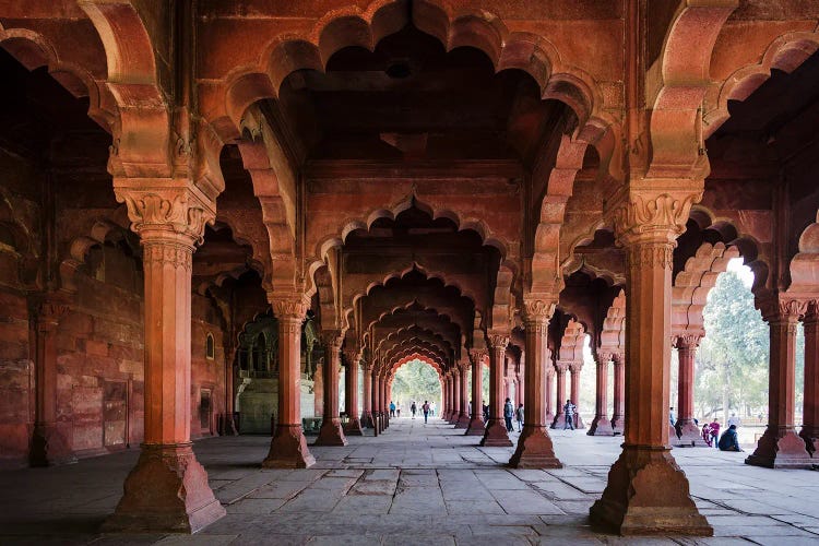 Archway At The Red Fort I, Delhi, India
