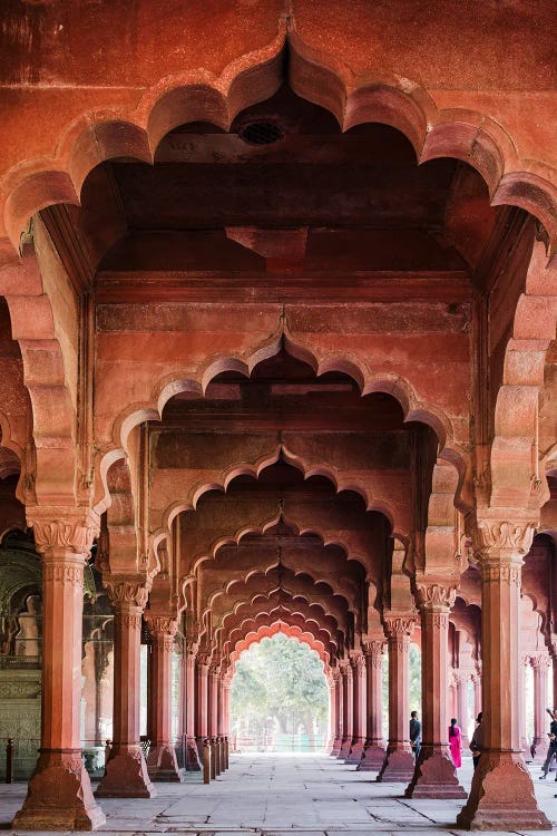Archway At The Red Fort II, Delhi, India