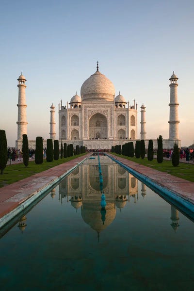 South Asian Culture: Taj Mahal At Sunrise, Agra, India II by Matteo Colombo