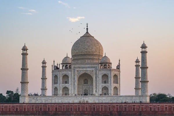 Taj Mahal: Taj Mahal At Sunset, Agra, Uttar Pradesh, India by Matteo Colombo