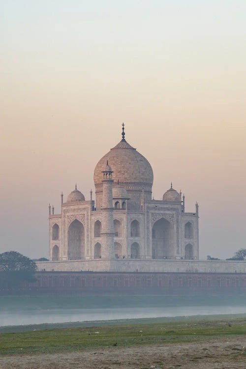 Misty Sunrise At The Taj Mahal, India