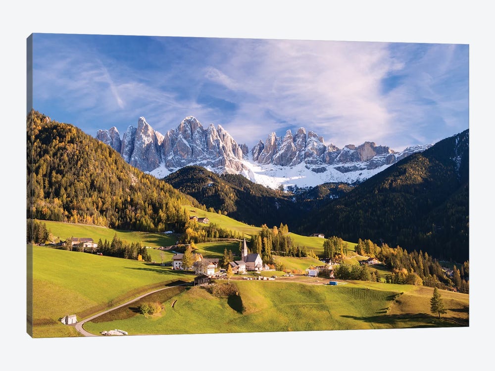 Funes Valley In The Dolomites by Matteo Colombo 1-piece Art Print