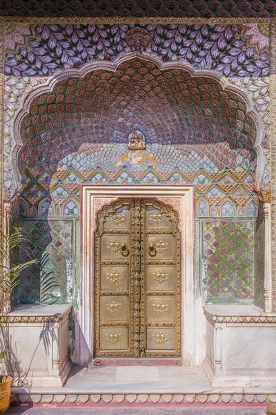 Gates: Rose Gate, City Palace, Jaipur, India by Matteo Colombo