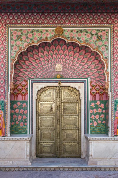 Asia: Lotus Gate, Jaipur, Rajasthan, India by Matteo Colombo