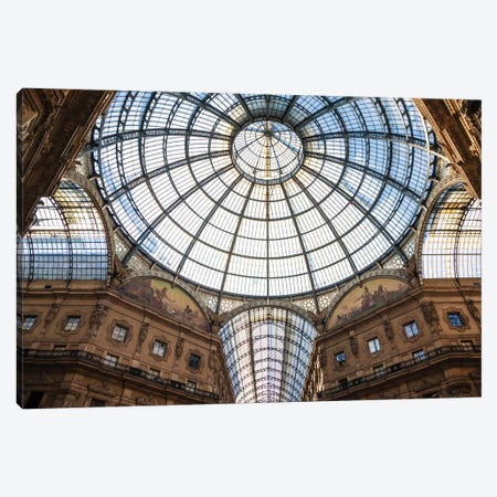 Galleria Vittorio Emanuele, Milan, Italy Canvas Print #TEO207} by Matteo Colombo Canvas Art Print