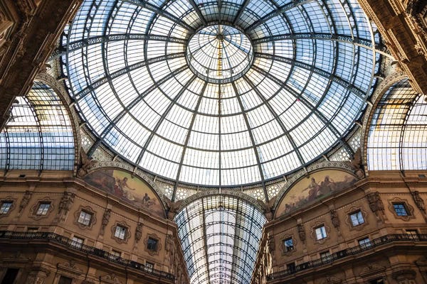 Arches: Galleria Vittorio Emanuele, Milan, Italy by Matteo Colombo
