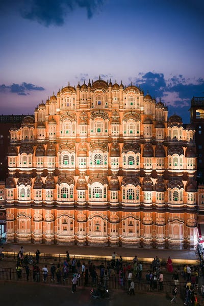 Rajasthan: Palace Of The Winds, Jaipur, Rajasthan, India III by Matteo Colombo