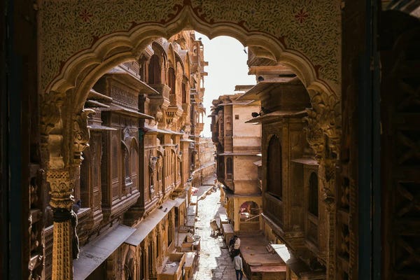 Rajasthan: Old Palace Haveli, Jaisalmer, Rajasthan, India by Matteo Colombo