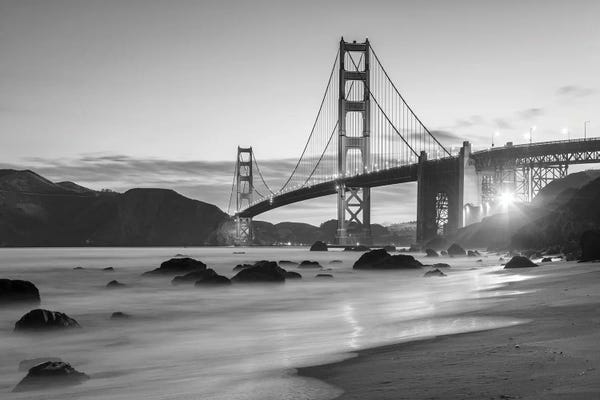Golden Gate Bridge: Golden Gate, San Francisco I by Matteo Colombo