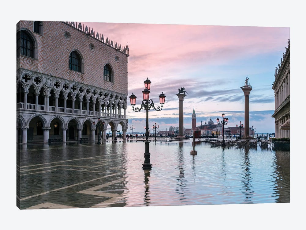 High Tide In Venice by Matteo Colombo 1-piece Canvas Artwork