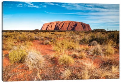 Mighty Uluru, Australia Canvas Art Print - Desert Landscape Photography