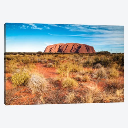 Mighty Uluru, Australia Canvas Print #TEO220} by Matteo Colombo Canvas Wall Art