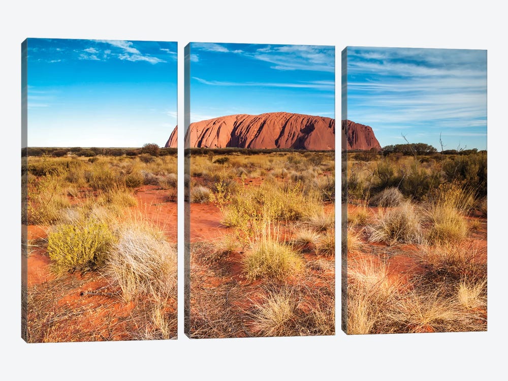 Mighty Uluru, Australia by Matteo Colombo 3-piece Art Print