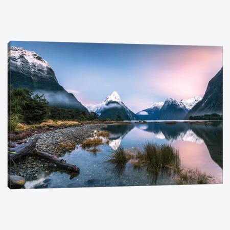 Milford Sound, New Zealand I Canvas Print #TEO221} by Matteo Colombo Canvas Art